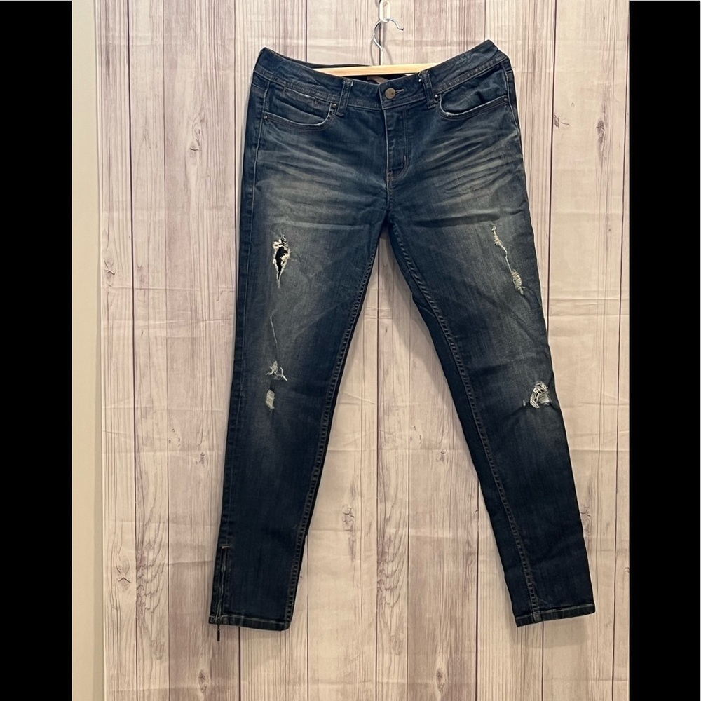 2.1.DENIM WOMENS everyday wear  skinny blue jeans/ size 30 - Picture 2 of 6